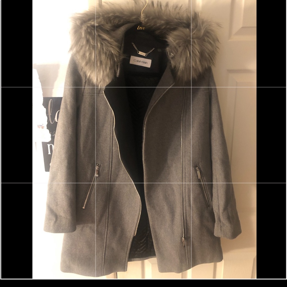 Calvin Klein Wool pea coat